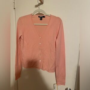 DKNY cashmere cardigan.